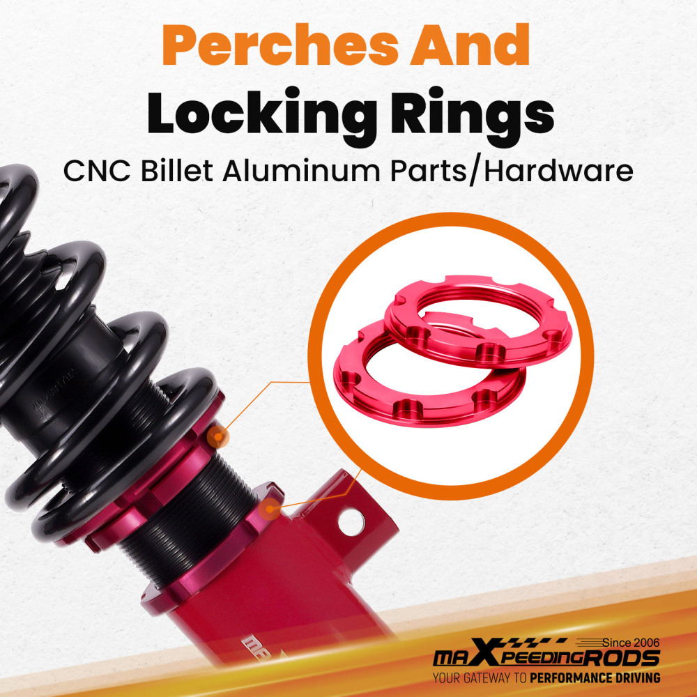 Coilovers Adjustable Struts Shocks Kit compatible for BMW 3-Series 04-13 E90 E92 E93 RWD