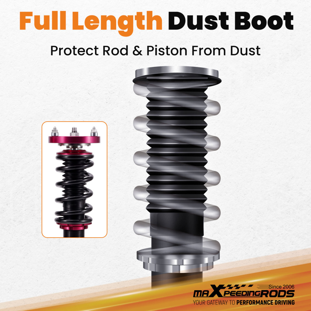 Coilovers Adjustable Struts Shocks Kit compatible for BMW 3-Series 04-13 E90 E92 E93 RWD