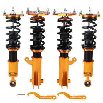 Compatible for Mitsubishi Eclipse GT Coupe 2000-2005 Adj. Damper Complete Coilover Kit Lowering Kit
