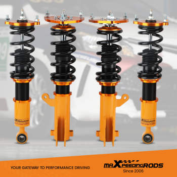 Compatible for Mitsubishi Eclipse GT Coupe 2000-2005 Adj. Damper Complete Coilover Kit Lowering Kit