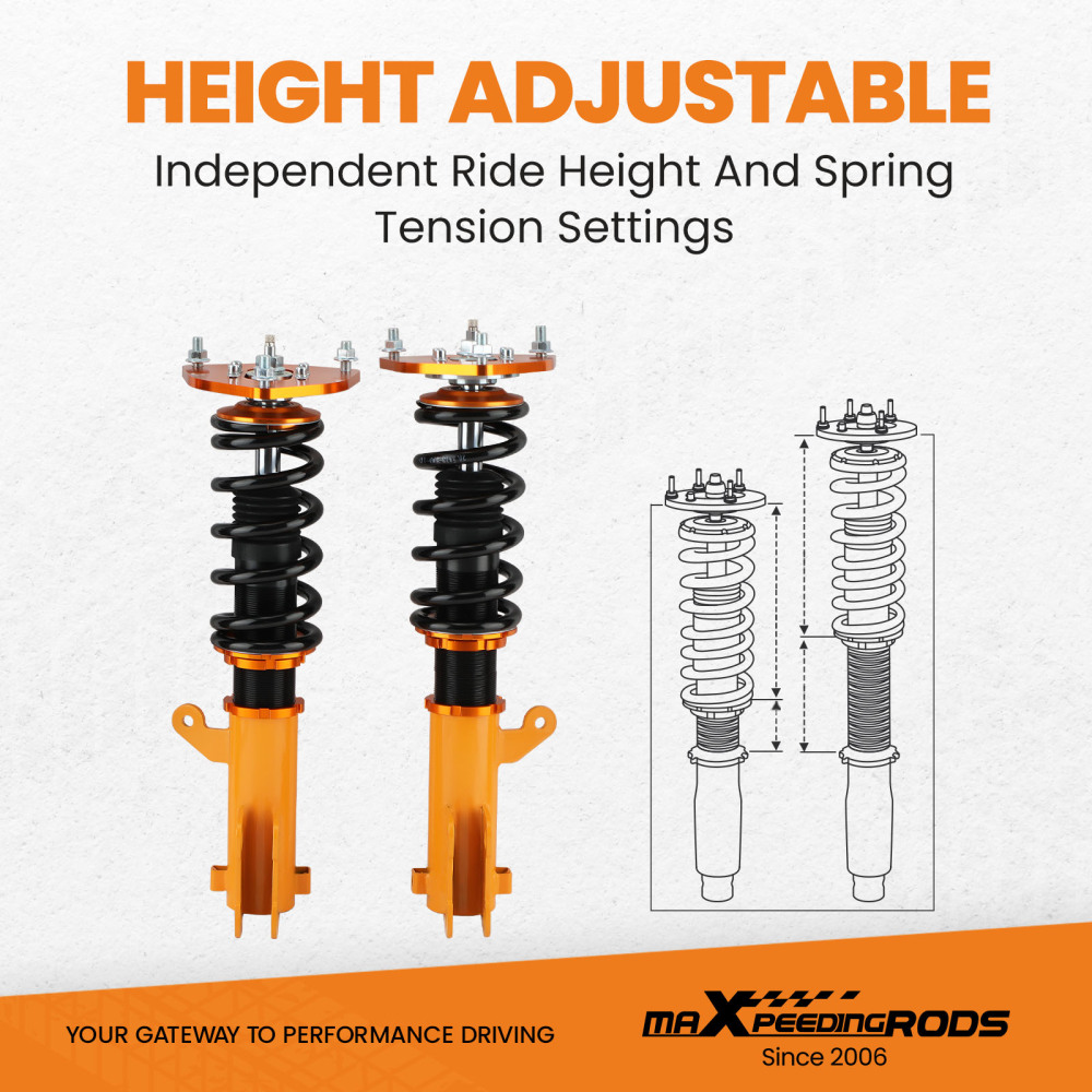Damper Coilover compatible for Mitsubishi Eclipse 2000-05 Coil Spring Struts Suspension