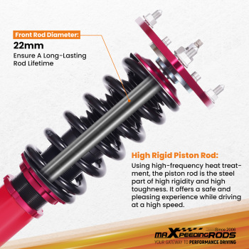 24 Way Damper Coilovers Suspension Springs Kit compatible for Mitsubishi Eclipse 2000-2005