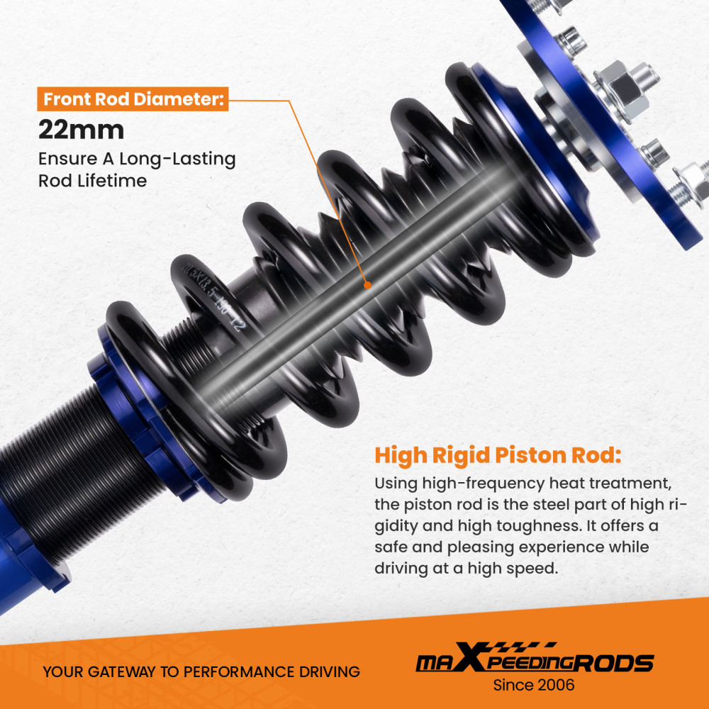 Twin-Tube Damper Coilover Suspension Kits For Eclipse 95 - 99 Galant 94-98 lowering kit