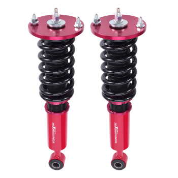 Coilovers Kits compatible for Mitsubishi Eclipse 95-99 2ND Gen Adj Damper 24 Levels Red lowering kit