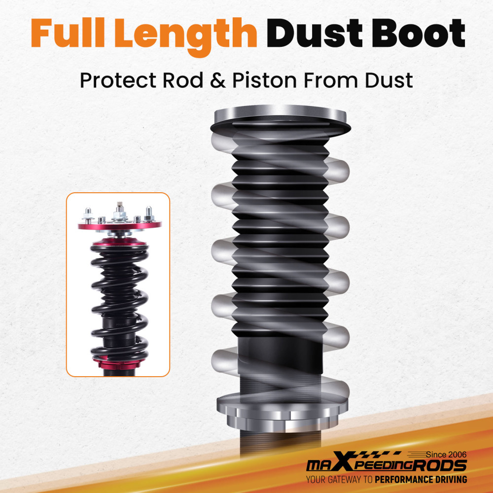 Compatible for Mitsubishi Eclipse 1995 -1999 Shocks Struts 24 Ways Adj. Damper Coilovers Kits Lowering Kit