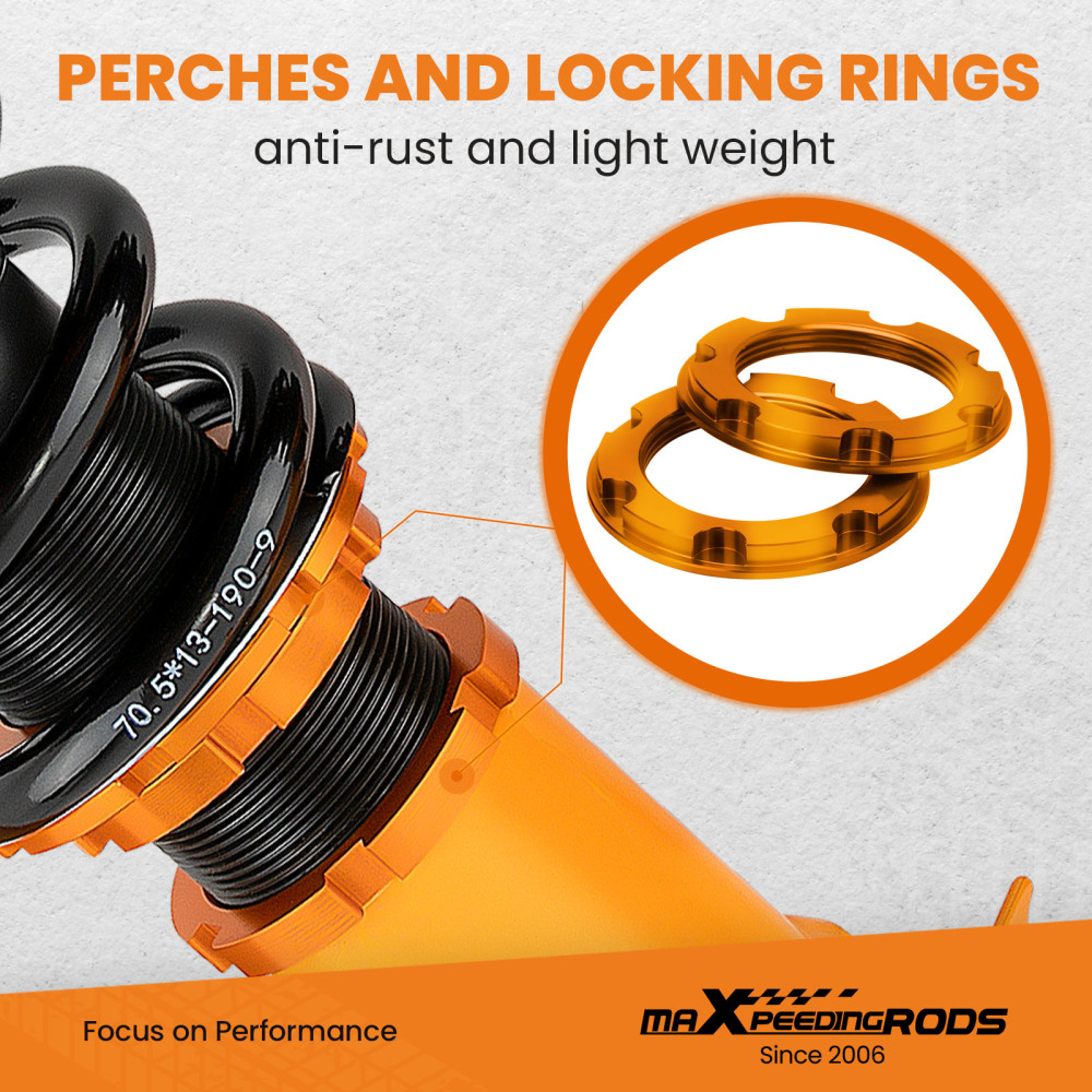 Coilovers Set Kits compatible for Honda Element 2003-2011 Adj. Damper Coil Spring Struts lowering kit