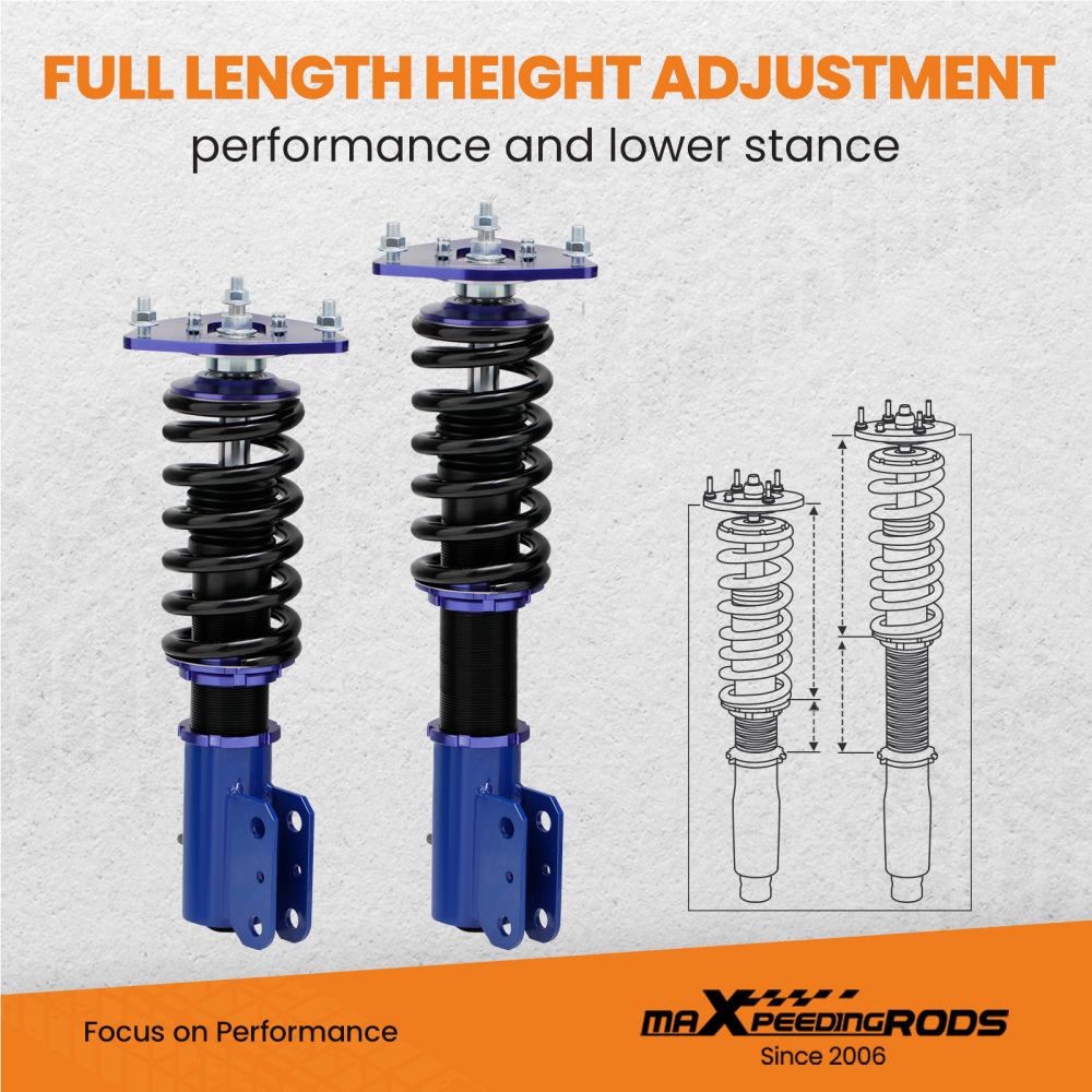 Ammortizzatore Coilover Kit Sospensioni compatibile per Mitsubishi Lancer EVO 7 8 9 CT9A NUO Lowering Kit