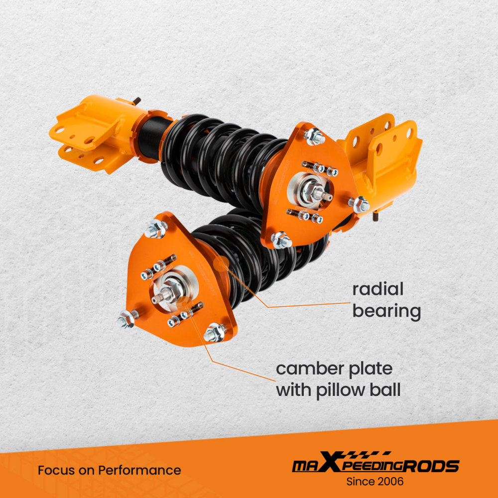 Ammortizzatore Regolabile compatibile per Mitsubishi Lancer EVO 7 8 9 CT9A Suspension Struts Lowering Kit