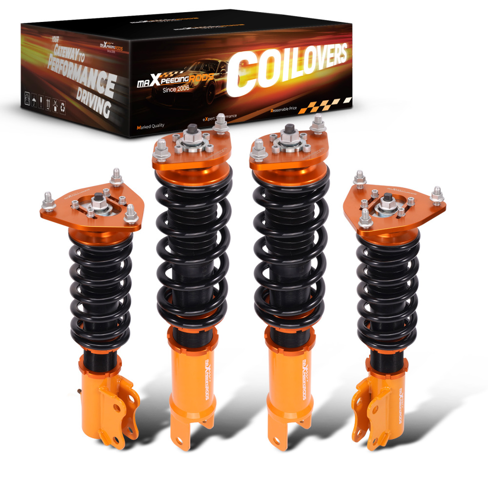 Shock Absorbers compatible for Mitsubishi EVO 7 8 9 CT9A Coilovers Struts Suspension Full Kit  Lowering Kit