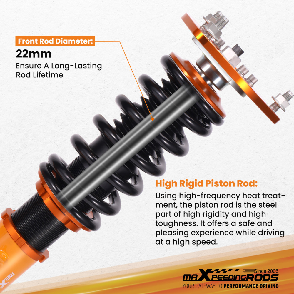 Shock Absorbers compatible for Mitsubishi EVO 7 8 9 CT9A Coilovers Struts Suspension Full Kit  Lowering Kit