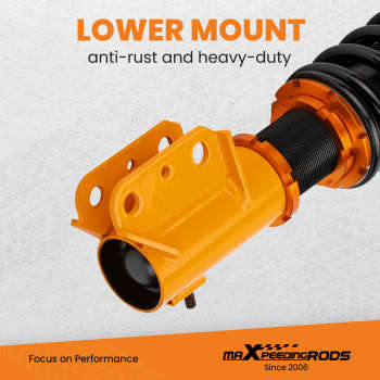 Compatible for Mitsubishi Lancer EVOLUTION 7 8 9 Adj HeightCamber Coilovers High Performance Coilovers Struts Suspension Kit Lowering Kit