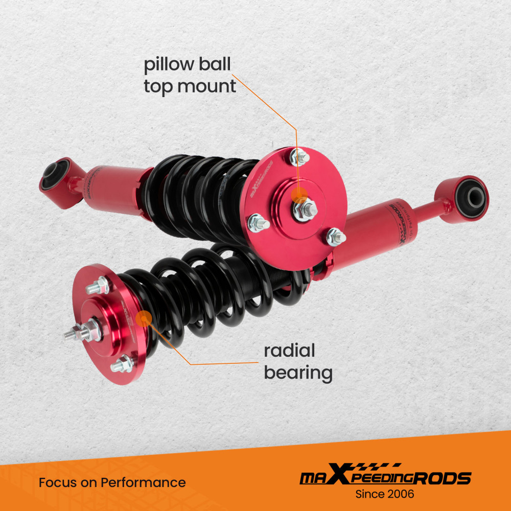 Air To Coil Conversion Kit compatible for Ford Expedition Navigator 2003-06 Coilover Struts lowering kit