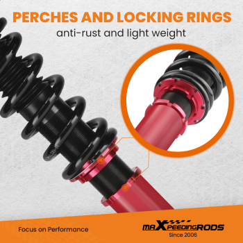 Air to Coil Spring Struts Coilovers Conversion kit compatible for Lincoln Navigator 2003-06