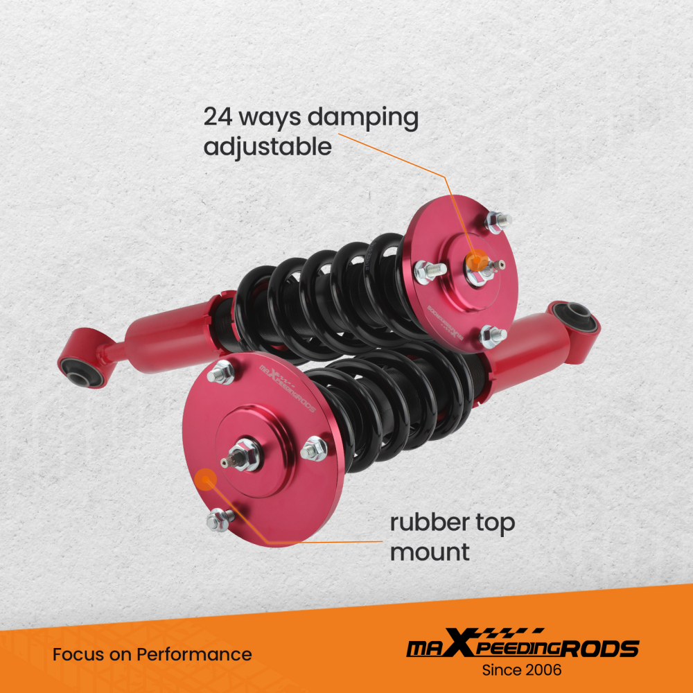 Air to Coil Spring Struts Coilovers Conversion kit compatible for Lincoln Navigator 2003-06