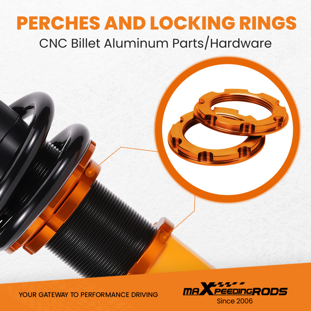 Coilovers 24 Level Damper Suspension Lowering Kit compatible for Subaru Forester 09-13