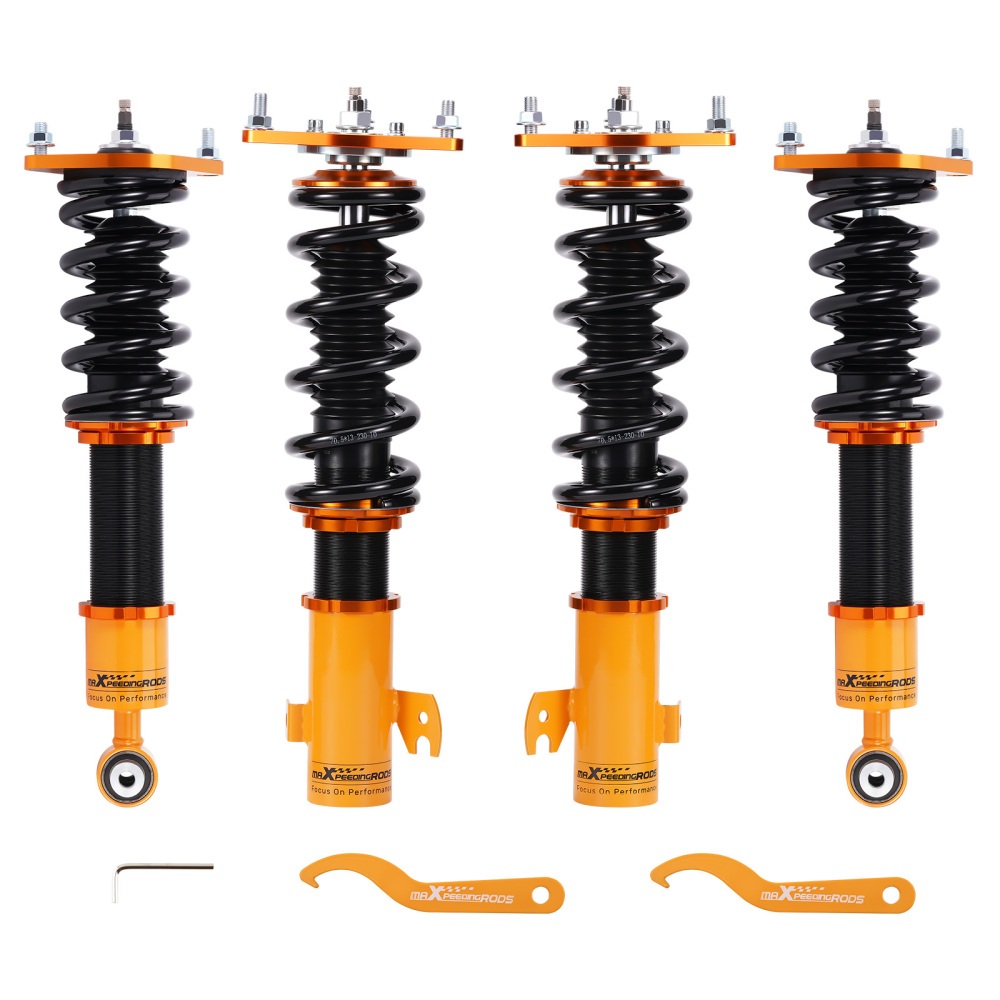 Complete Coilovers Kit compatible for Subaru Forester 2009-2013 Adjustable Damper Shocks lowering kit