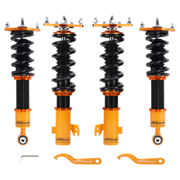 AnteriorePosteriore Ammortizzatori compatibile per Subaru Forester 3 Coilover filettato