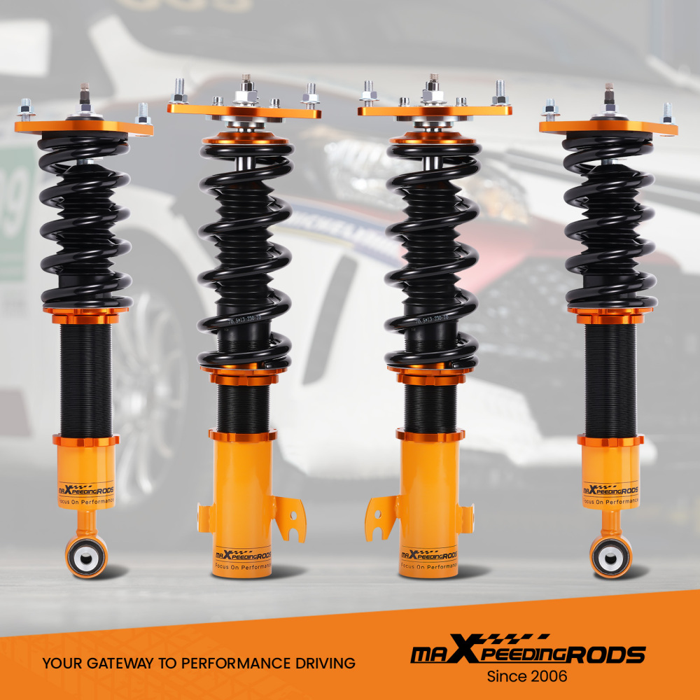 Street Coilovers Kit compatible for Subaru Forester 2009-2013 Adjustable Damper Shocks Lowering Kit