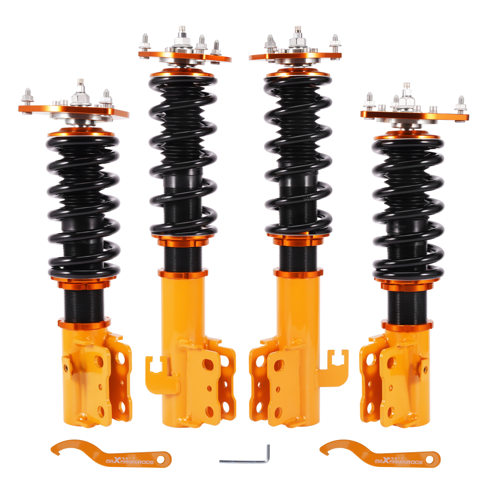 24 Click Damper Coilovers Kit compatible for Subaru Forester 1998-2002 Coil Springs & Strut
