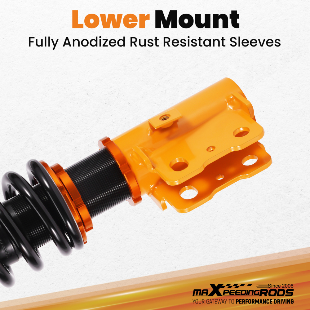 24 Click Damper Coilovers Kit compatible for Subaru Forester 1998-2002 Coil Springs & Strut