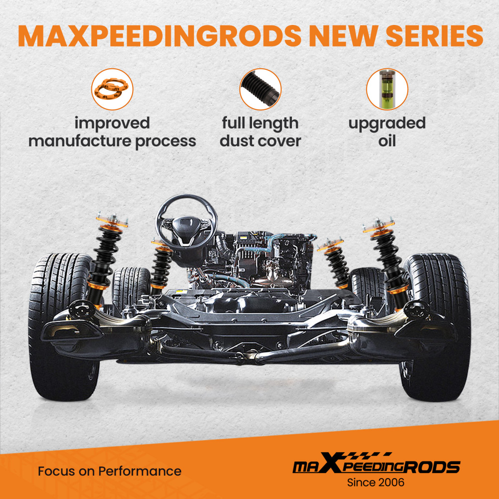 Full Racing Coilovers Kits compatible for Subaru Forester 1998 1999 2000 2001 2002 Struts lowering kit