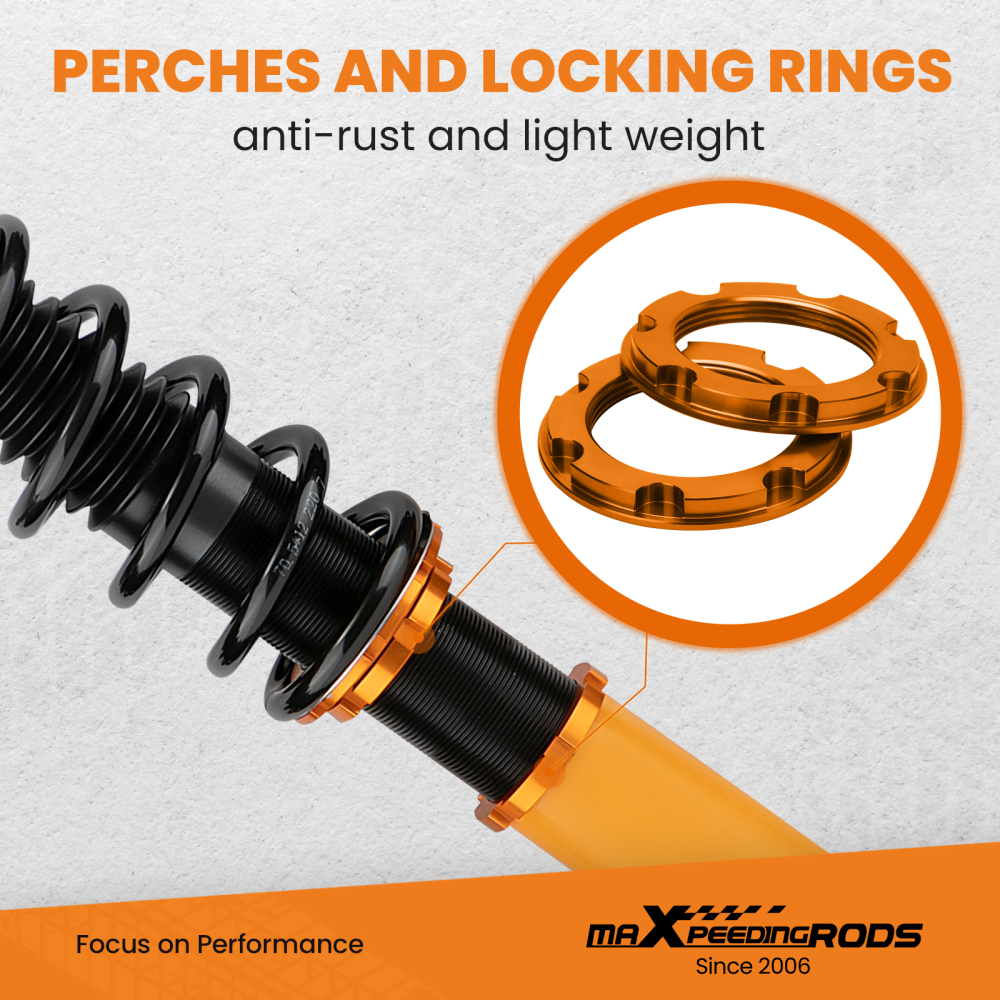 Full Racing Coilovers Kits compatible for Subaru Forester 1998 1999 2000 2001 2002 Struts lowering kit