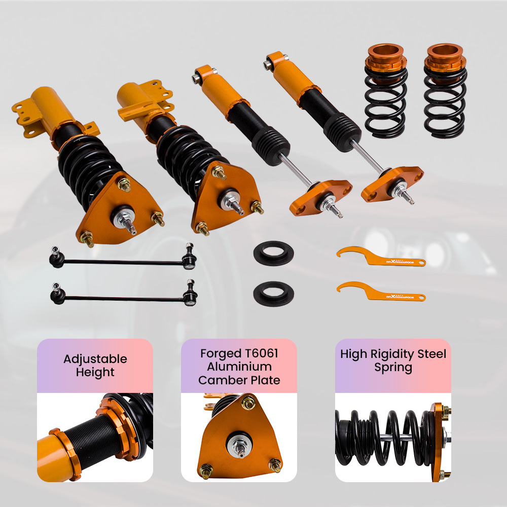 Air to Coil Shock Struts Assembly Conversion Kit compatible for Ford Expedition 2003-2006 lowering kit