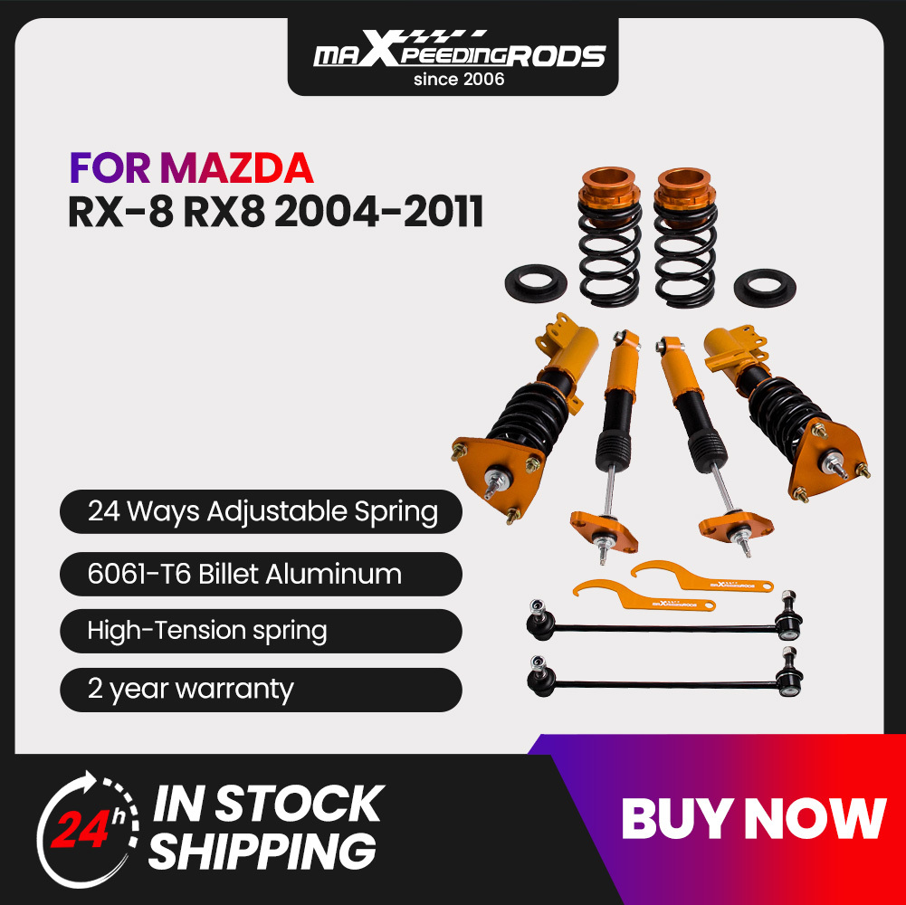 Air to Coil Shock Struts Assembly Conversion Kit compatible for Ford Expedition 2003-2006 lowering kit