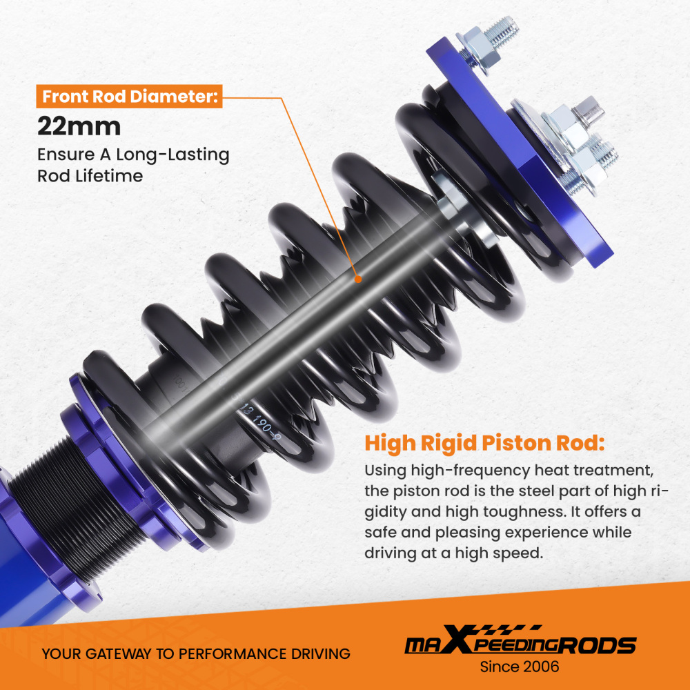 Full Coilover Shocks Absorbers Suspension compatible for Lexus IS Mk2 Sallon 2006-2013 Lowering Kit