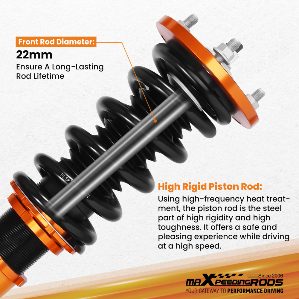 Coilover Strut Shocks compatible for Lexus IS350 IS250 2006 2007 2008 2009 2010 2011 2012 Lowering Kit