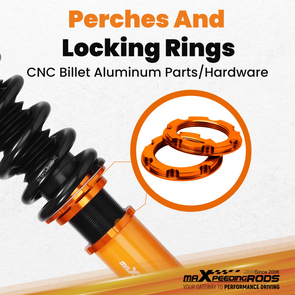 Coilover Strut Shocks compatible for Lexus IS350 IS250 2006 2007 2008 2009 2010 2011 2012 Lowering Kit