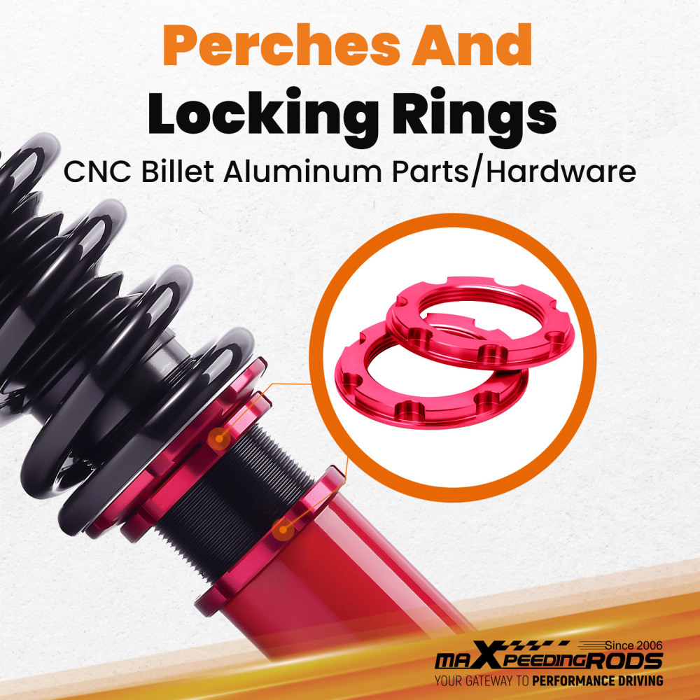 Racing Coilover Suspension Shocks Kits compatible for Lexus 07-11 GS350 06-13 IS250 IS350 lowering kit