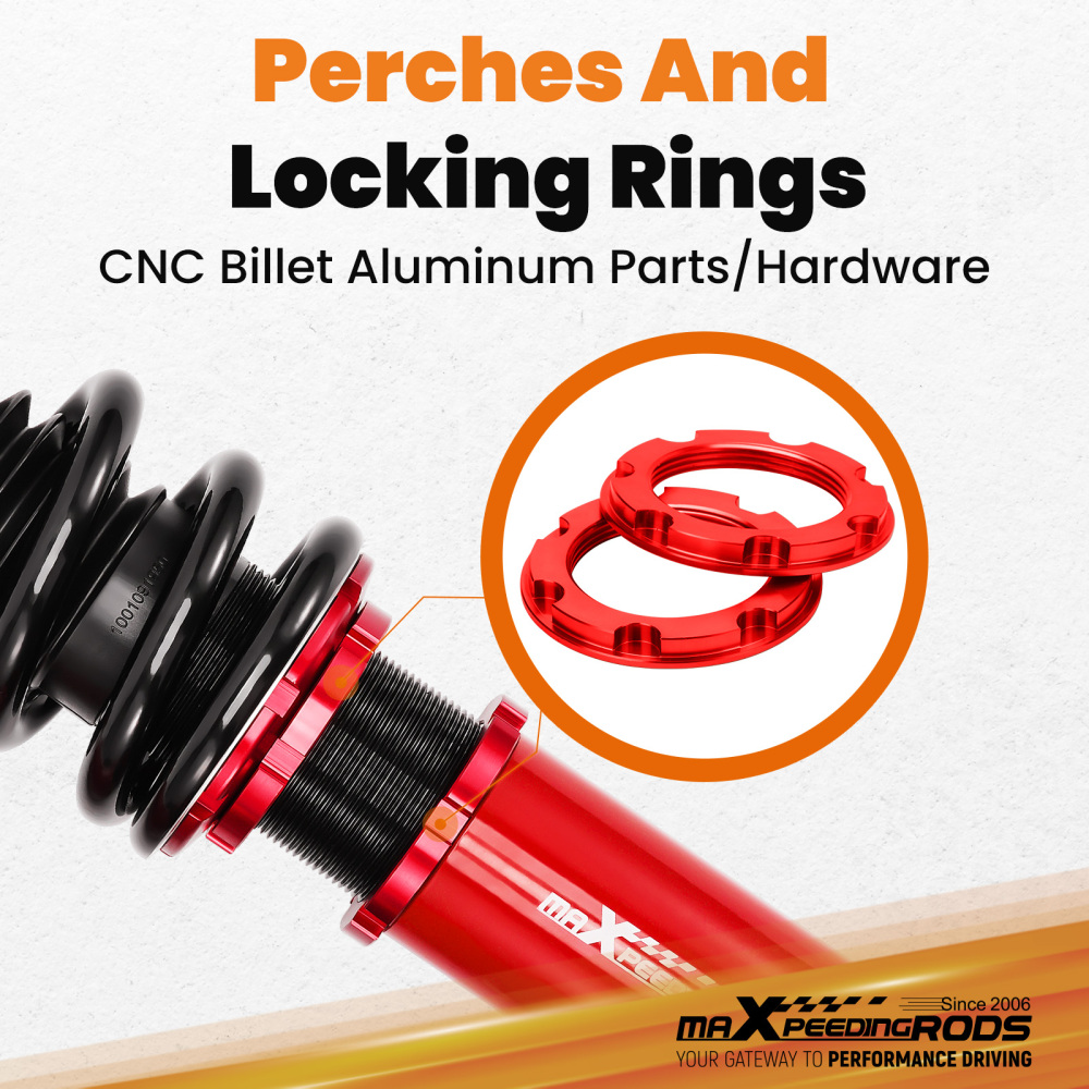 Adj. Coilover de suspensión de altura compatible para Lexus IS 250 350 RWD 06-13 Amortiguadores