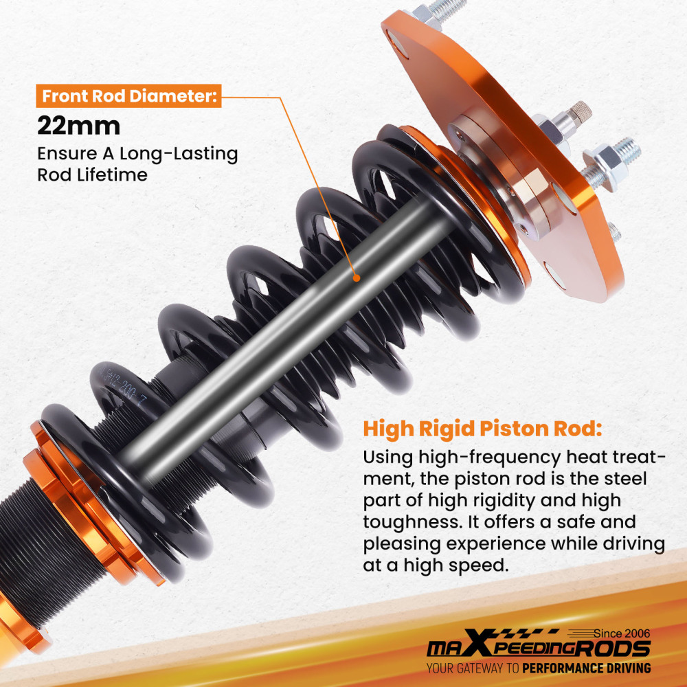 24 Ways Dampers Coilover Lowering Kit compatible for Mitsubishi Galant 99-03 Shock Absorber