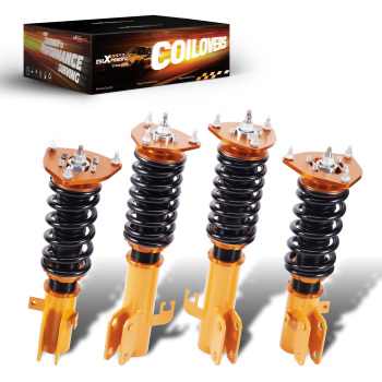 4X Ammortizzatore Sospensione Assetto Regolabile compatibile per Subaru Impreza GC8 TRE Lowering Kit