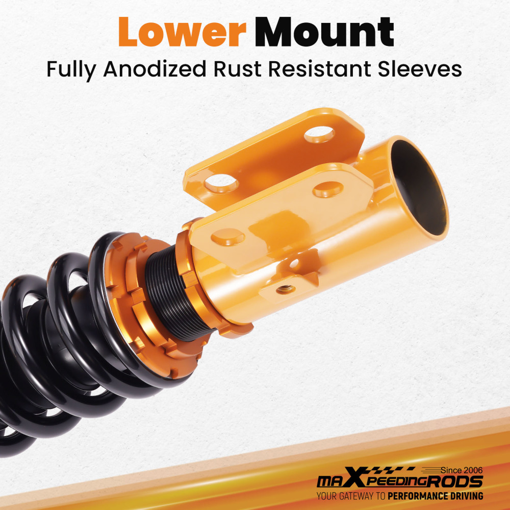 4X Ammortizzatore Sospensione Assetto Regolabile compatibile per Subaru Impreza GC8 TRE Lowering Kit