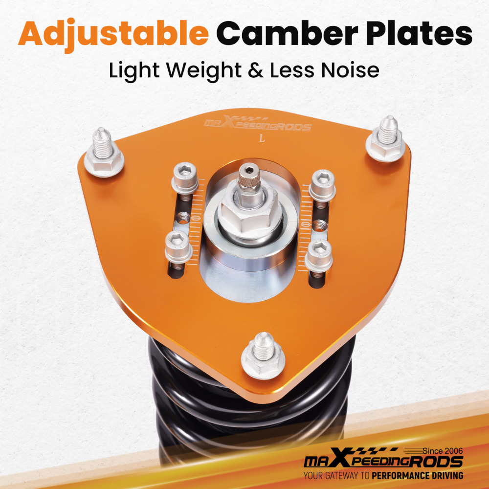 4X Ammortizzatore Sospensione Assetto Regolabile compatibile per Subaru Impreza GC8 TRE Lowering Kit