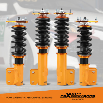 DelanteroandTrasero Ajustable coilover amortiguador suspension compatible para Subaru Impreza Sedán GC8 1992