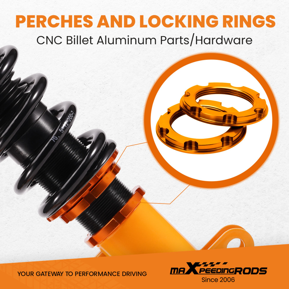 24 Way Damper Coilovers Suspension Lowering Kit compatible for Hyundai Genesis Coupe 10-16