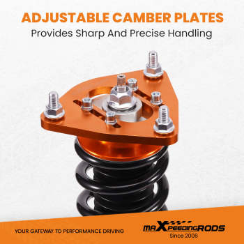 Compatible for Hyundai Genesis Coupe 2-Door 2011-2015 w/z Sway Bar 24 Ways Damper Coilover Lowering Kit