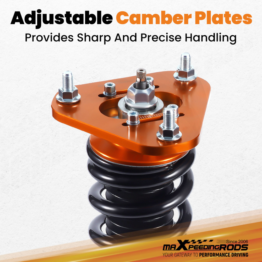 MaXpeedingrods 24 Way Coilover Suspension Kit compatible for Volkswagen Jetta MK5 MK6 06-17