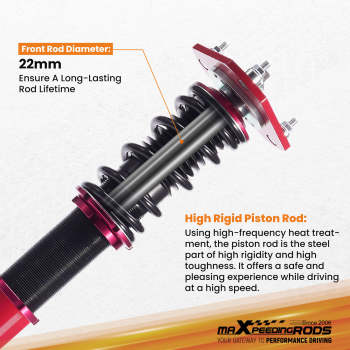 MaXpeedingrods Coilover Shock Suspension Kit for Volkswagen Jetta MK5 MK6 06-17