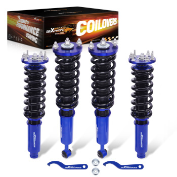 Height Adjust Coilover Kit compatible pour Honda Accord 2003-2007 Suspension Shock Strutskit d'abaissement