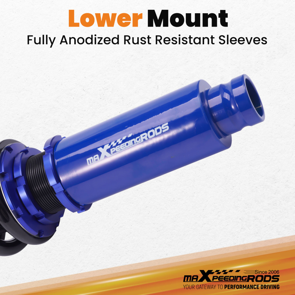 Height Adjust Coilover Kit compatible pour Honda Accord 2003-2007 Suspension Shock Strutskit d'abaissement