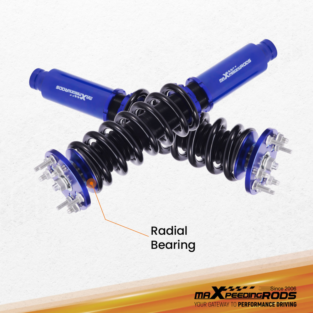 Height Adjust Coilover Kit compatible pour Honda Accord 2003-2007 Suspension Shock Strutskit d'abaissement