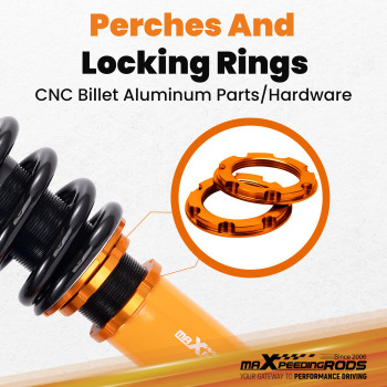 Reglable Amortisseur Combinés filetés compatible pour Honda Accord VII 2003-2007 / Compatible pour Acura TSX