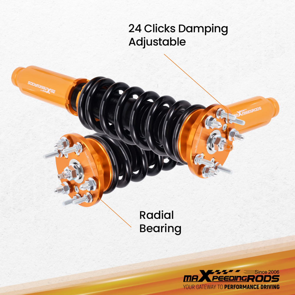 Reglable Amortisseur Combinés filetés compatible pour Honda Accord VII 2003-2007 / Compatible pour Acura TSX