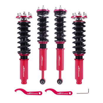 MaXpeedingrods Coilovers 24 Way Damper Struts Shocks Kit compatible for Honda Accord 03-07