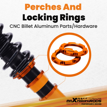 2 pieces f suspension Coilovers kit compatible pour Holden Commodore VY VT amortisseur