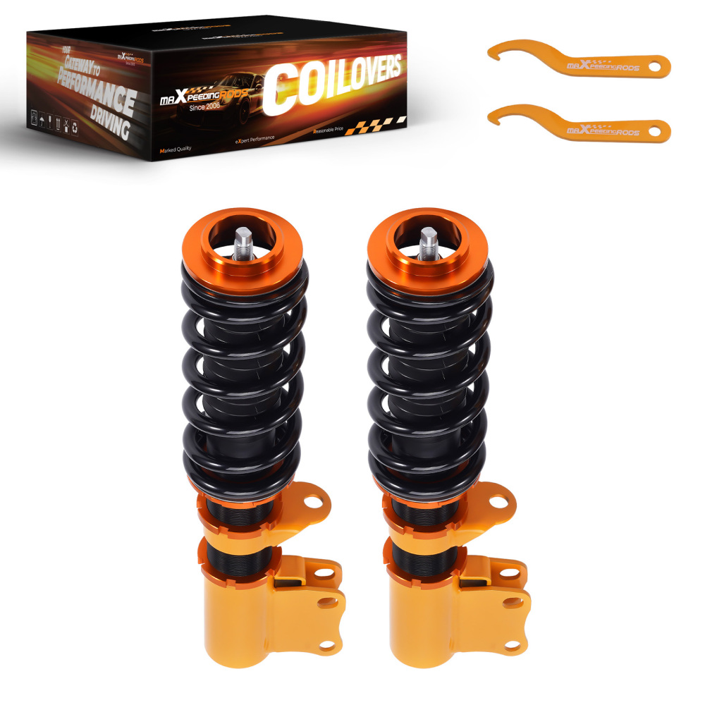 2x Front Coilover Strut compatible for Holden Commodore VT VX VY VZ Coilovers Coil Shock